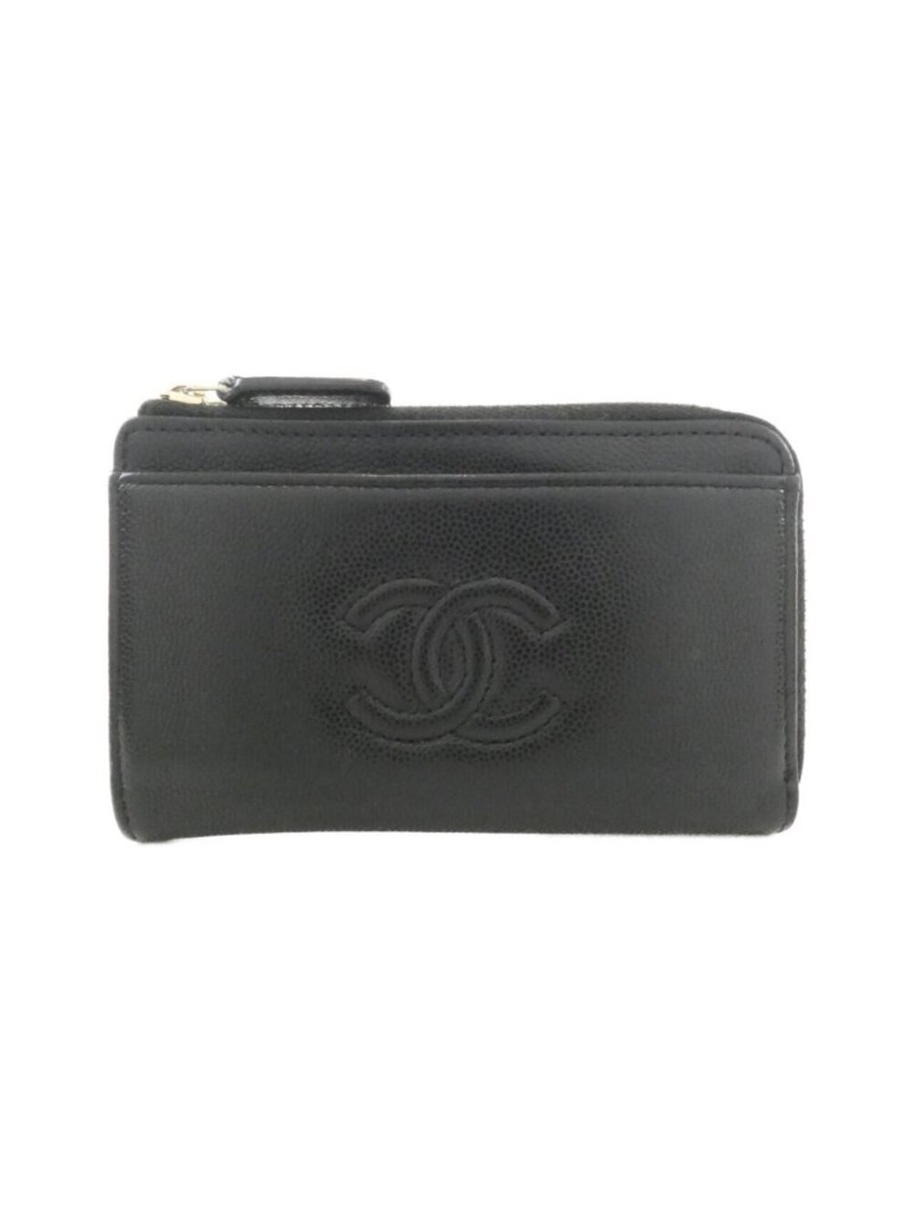 Chanel Card Case Holders Black